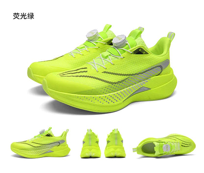 Sneakers﻿ Men Sports Carbon Board Speciality Breathable Lightweight Women's Comfortable Athletic Nonskid Marathon Running Shoe