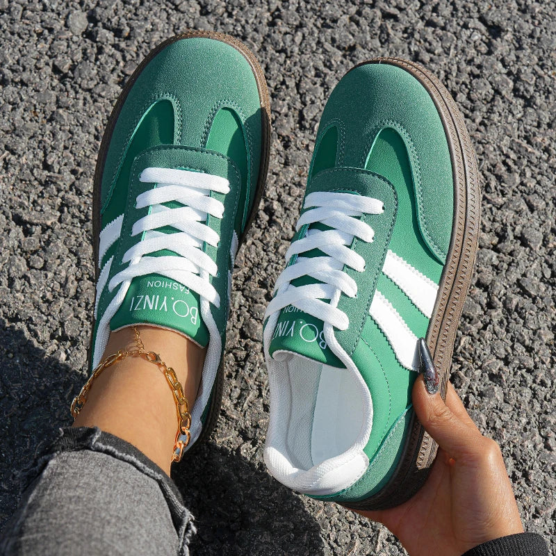 Sports Shoes for Women, Fashionable, Lightweight Lace-Up Sneakers, Casual Sneakers, Suitable for Travel and Running