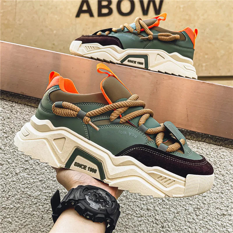 Men's Sports Casual Shoes - Comfortable Trendy for Hiking Training Skateboarding