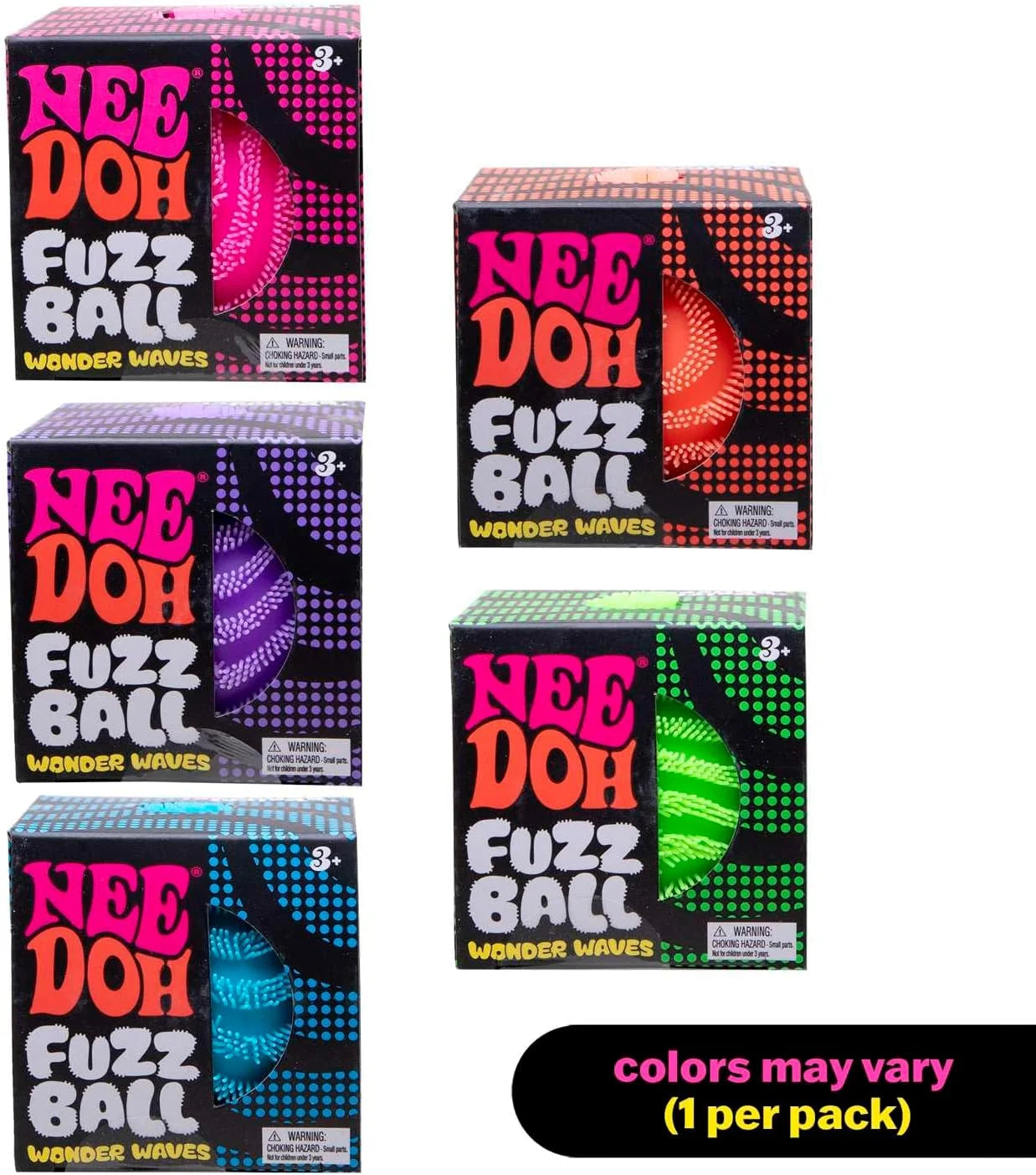 Nee Doh Fuzz Ball Blind Box Series Desktop Ornament Stress Relief Toys Suitable For People Under Pressure Fun Soft Stress Ball
