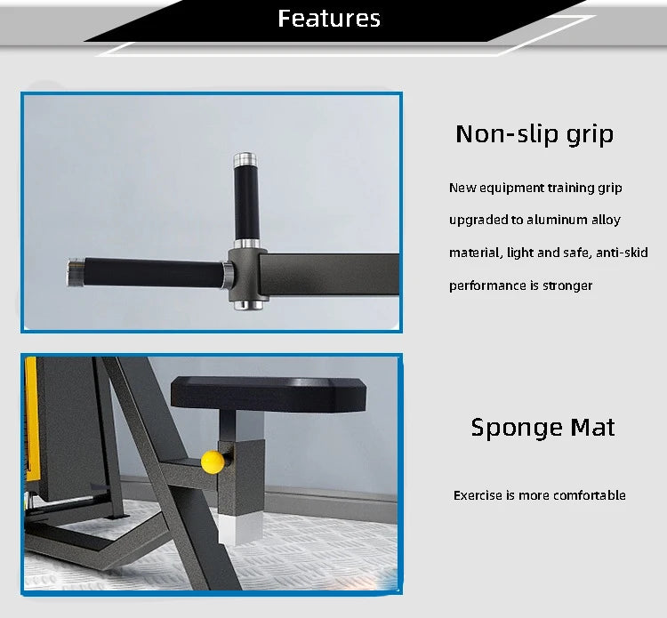 Gym Full Set of Equipment Huck Squat Frame Frame Gantry Backpedal Machine Size Birds Will Be Power Equipment