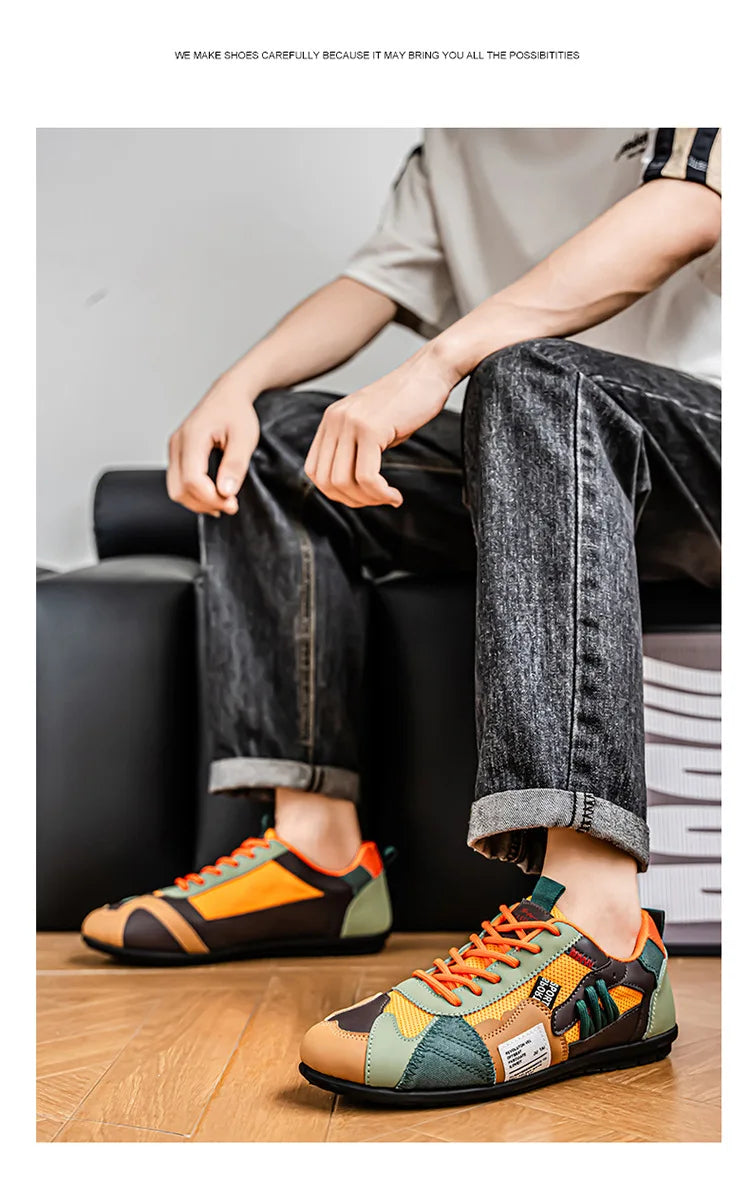 Men's Sports Shoes 2025 Autumn New Fashion Lightweight Wear-Resistant Casual Shoes Comfortable Non Slip Outdoor Running Shoes