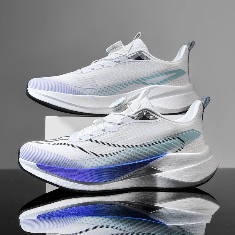 Sneakers﻿ Men Sports Carbon Board Speciality Breathable Lightweight Women's Comfortable Athletic Nonskid Marathon Running Shoe