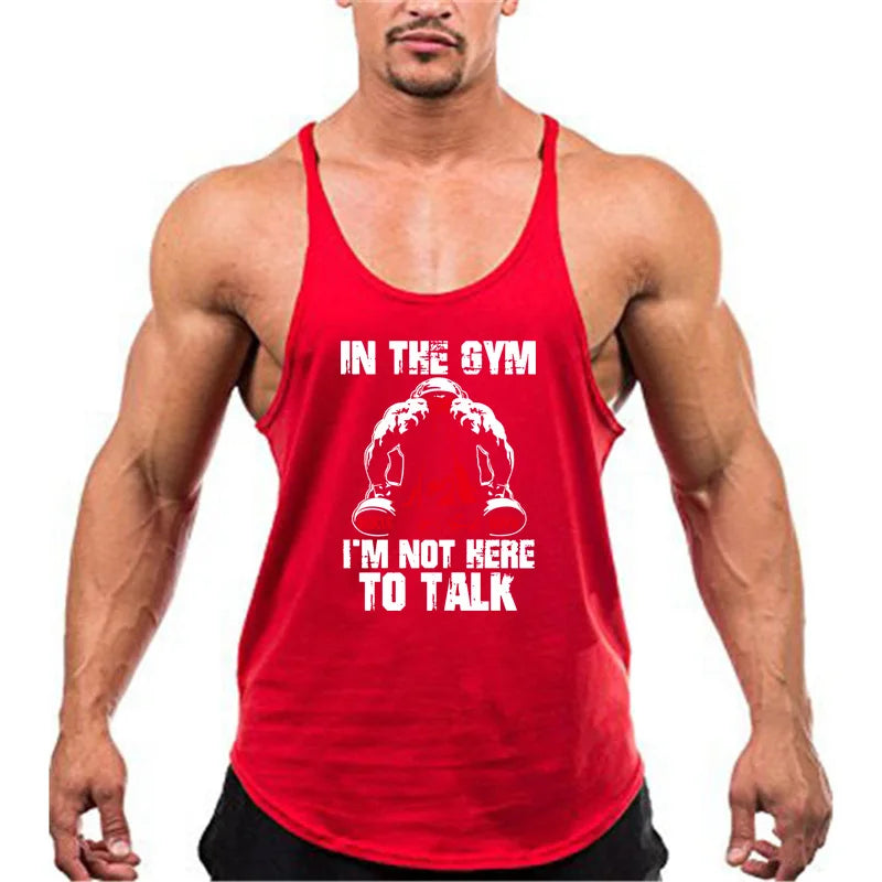 Fitness Sports Vest Summer Trendy Brand Casual Vest Loose Bottoming Waistcoat Sleeveless T-shirt