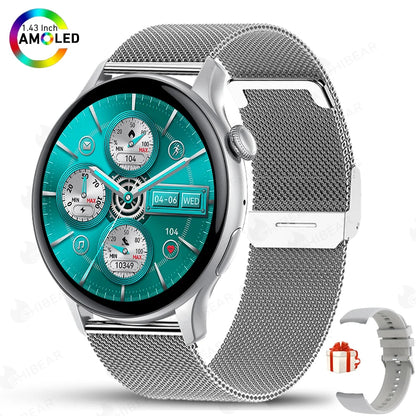 2025 New Real AMOLED HD Smartwatch Ladies Health Monitoring AI Voice Bluetooth Call Smart Watch Women Android IOS