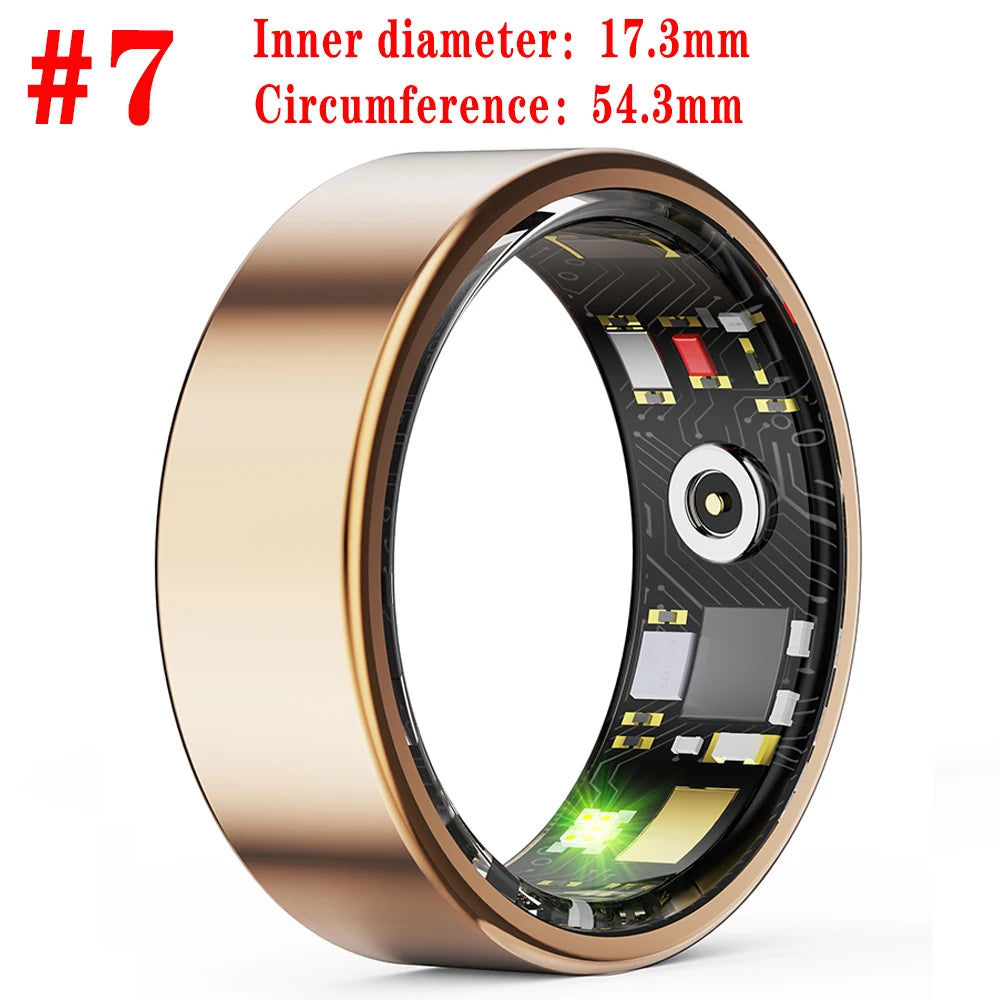 Health Smart Ring Couple Men Women Care For Family Sports Fitness 24H Heart Rate Blood Oxygen Sleep Monitoring IP68 Waterproof