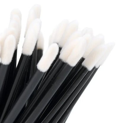 100PCS Lip Brushes Makeup Brush Eyelashes Extension Applicator Lipstick Wands Set For Woman Cosmetic Colourful Make Up Tools