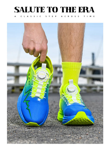 Men Running Shoes Carbon Board Speciality Sports Breathable Lightweight Women's Comfortable Athletic Nonskid Marathon Sneakers