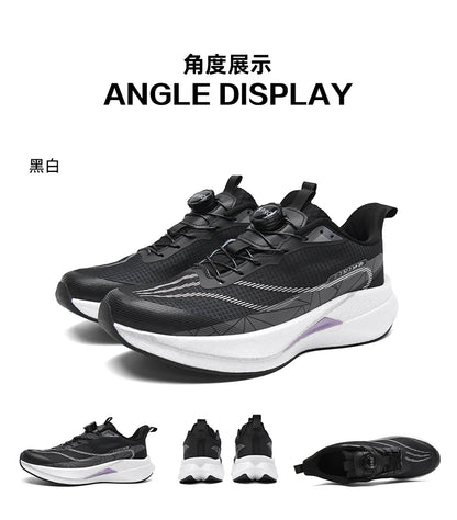 Sneakers﻿ Men Sports Carbon Board Speciality Breathable Lightweight Women's Comfortable Athletic Nonskid Marathon Running Shoe