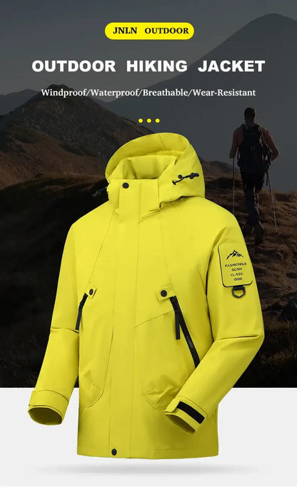 2026 Unisex Waterproof Jacket for Climbing Hiking Camping Trekking Windbreaker Men Women Outdoor Windproof Rain Coat Antifouling