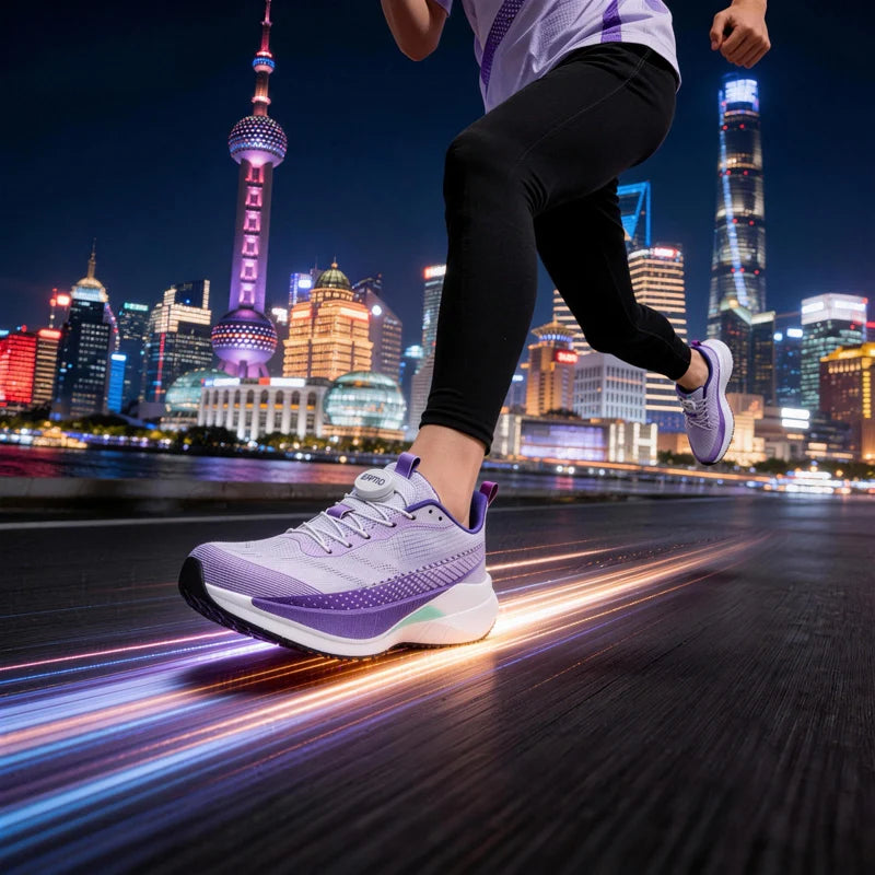 Sneakers﻿ Men Sports Carbon Board Speciality Breathable Lightweight Women's Comfortable Athletic Nonskid Marathon Running Shoe