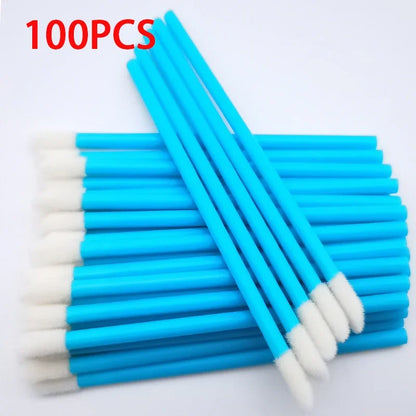 100PCS Lip Brushes Makeup Brush Eyelashes Extension Applicator Lipstick Wands Set For Woman Cosmetic Colourful Make Up Tools