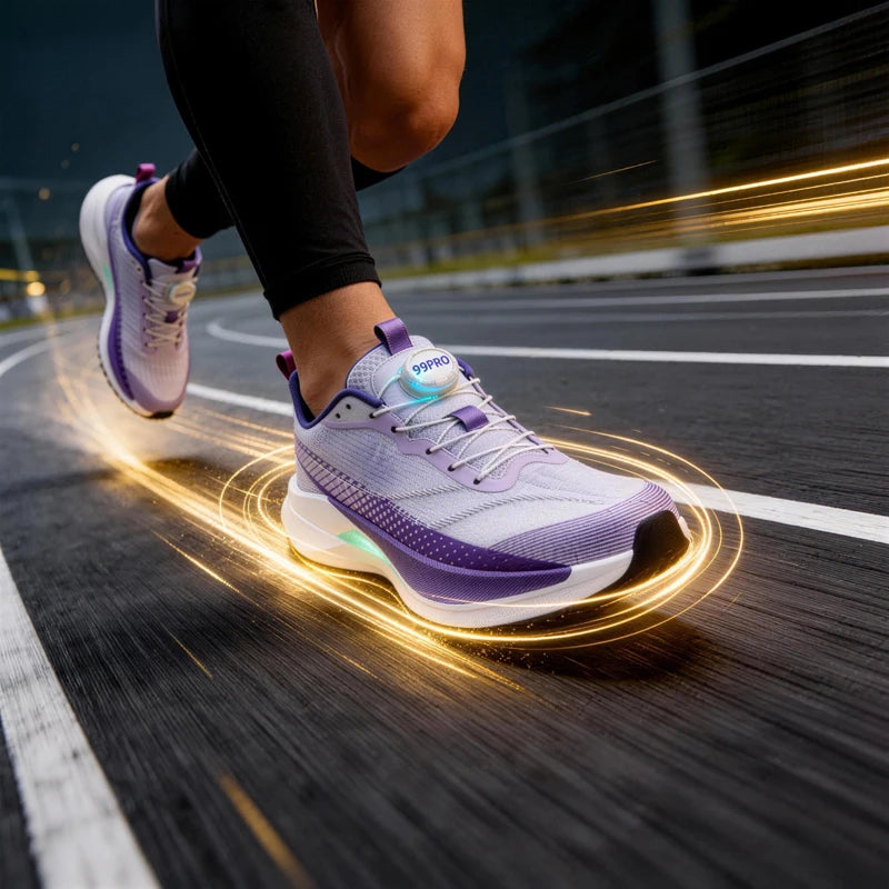 Sneakers﻿ Men Sports Carbon Board Speciality Breathable Lightweight Women's Comfortable Athletic Nonskid Marathon Running Shoe