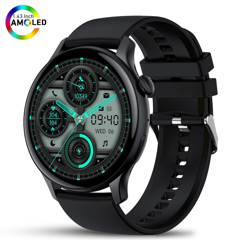 2025 New Real AMOLED HD Smartwatch Ladies Health Monitoring AI Voice Bluetooth Call Smart Watch Women Android IOS