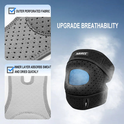AOLIKES 1PC Patella Knee Brace Knee Compression Sleeve Support for Women Men Knee Pain Arthritis Pain Sport Knee Guard Knee Pads