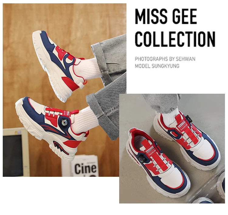 women's sports shoes 2026 Autumn New Men's Versatile High-Top Trendy Thick-Soled Running Shoes Breathable Casual Trendy Shoes