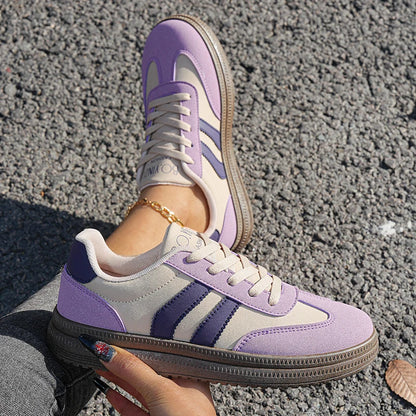 Sports Shoes for Women, Fashionable, Lightweight Lace-Up Sneakers, Casual Sneakers, Suitable for Travel and Running