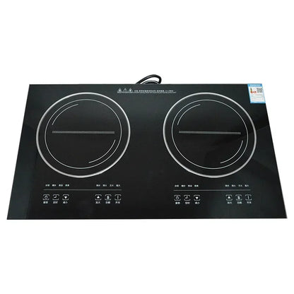 Double-Stove Induction Cooker Household Embedded Panel Cooktop Stove And Ceramic Stove Embedded Dual-Use Independent Control