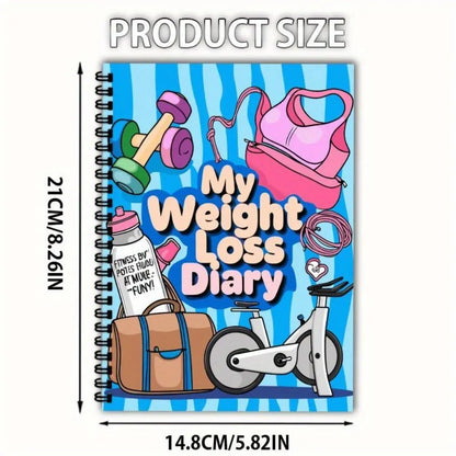 Fitness Tracker Weight Loss Plan Book 104 Pages 12 Weeks Monthly Planner Progressive Wellness Planner Diet Meal Notepad Health