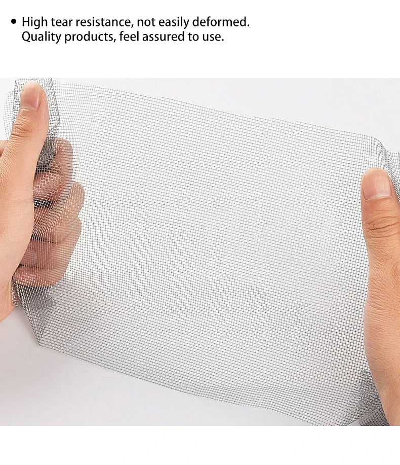 DIY Large Size Window Screen Mesh, Pet-Proof and Mosquito/Insect Resistant, Suitable for Balconies, Gardens, and More