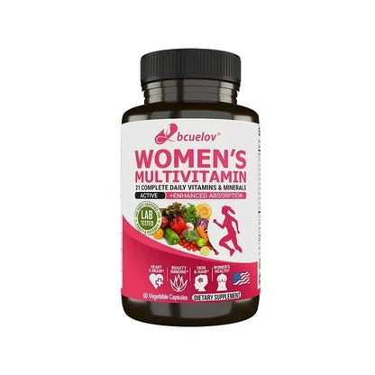 Multivitamin and Mineral Supplement for Women - Supports Brain, Heart, Joints, Bones, Skin, Hair, Nails, Immune Health