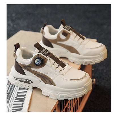 women's sports shoes 2026 Autumn New Men's Versatile High-Top Trendy Thick-Soled Running Shoes Breathable Casual Trendy Shoes