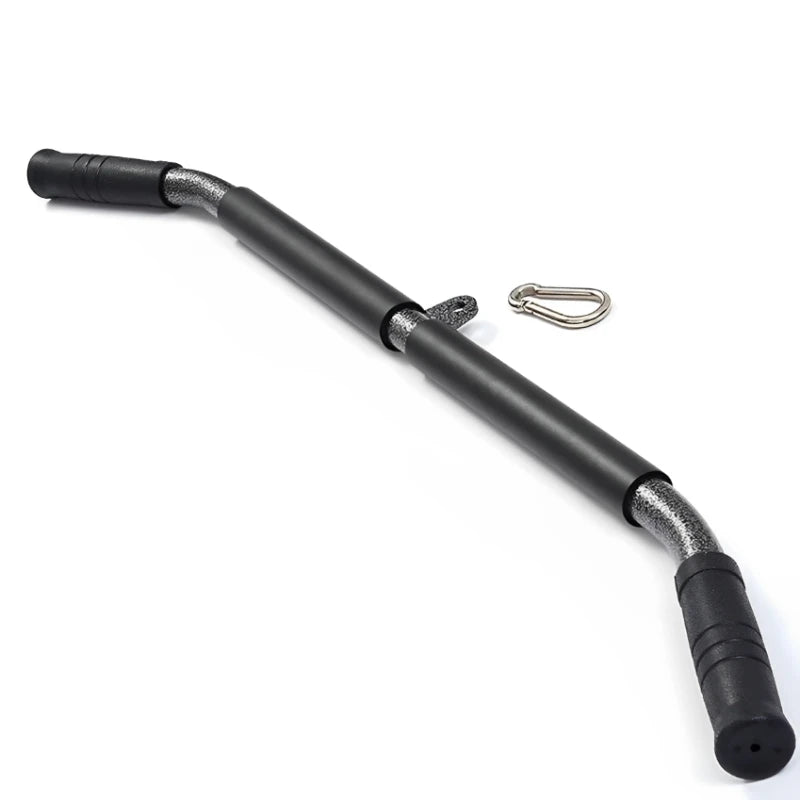 Fitness Lat Pull Down Bar Press Biceps Back Strength Workout Handle For Cable Machine Attachment Gym Accessories