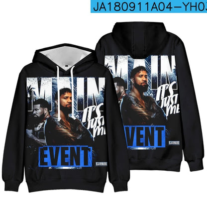 Jey Uso Yeet Hoodies Merch Hooded Women/Men Fashion Casual Streetwear Sweatshirts Clothing Fashion Hoodie Outwear
