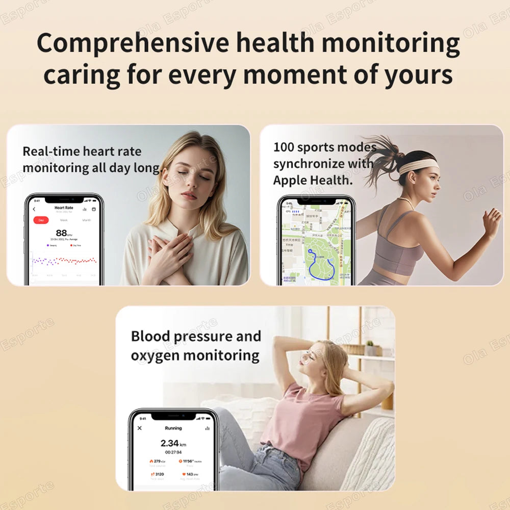2026 New Smart Ring Men Women with Charging Case Heart Rate Blood Oxygen Health Sleep Monitoring IP68 Waterproof For Android IOS