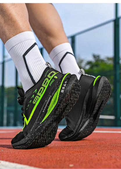 Men Running Shoes Carbon Board Speciality Sports Breathable Lightweight Women's Comfortable Athletic Nonskid Marathon Sneakers