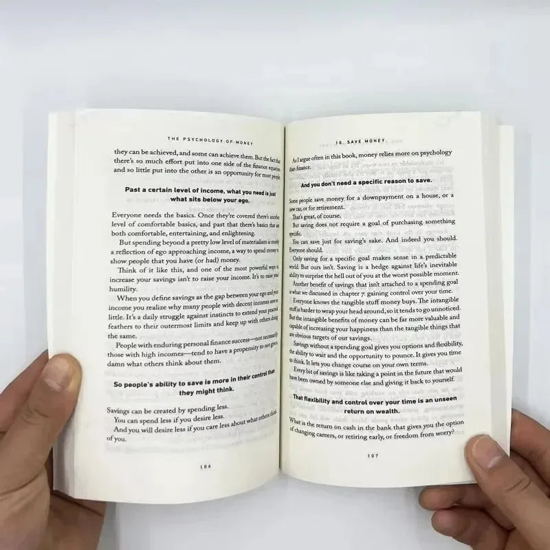 -The Psychology of Money Books for Adults, Timeless Lessons on Wealth, Greed Happiness Business Books..