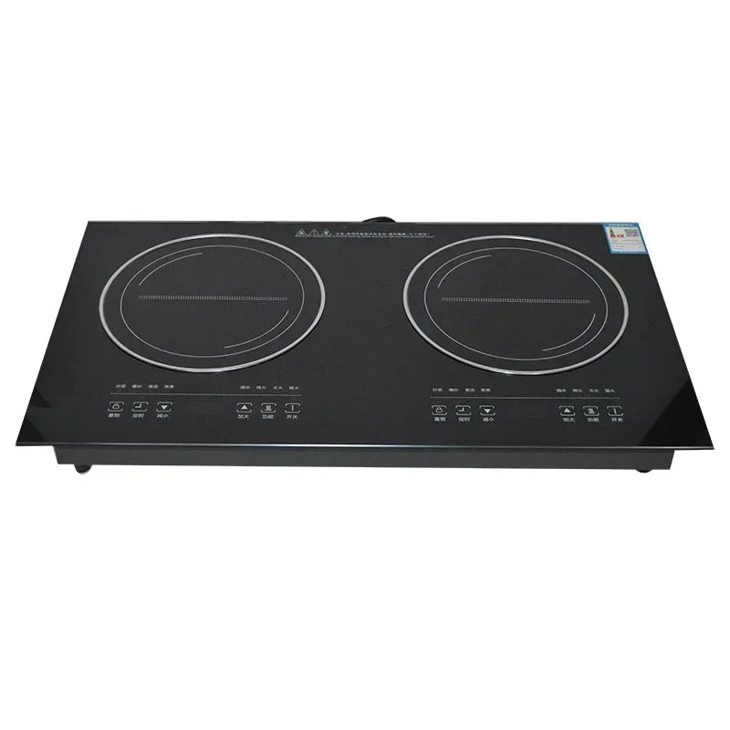 Double-Stove Induction Cooker Household Embedded Panel Cooktop Stove And Ceramic Stove Embedded Dual-Use Independent Control
