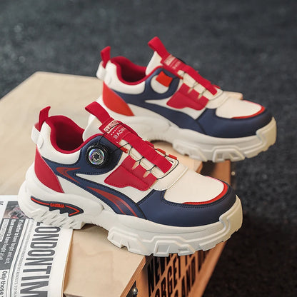 women's sports shoes 2026 Autumn New Men's Versatile High-Top Trendy Thick-Soled Running Shoes Breathable Casual Trendy Shoes