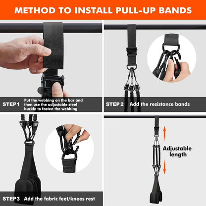 Pull-up Auxiliary Band Set - Fitmora™