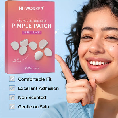 2000/1200 pieces/box of acne patches - non-alcoholic, used to absorb acne secretions, non irritating, essential for acne care