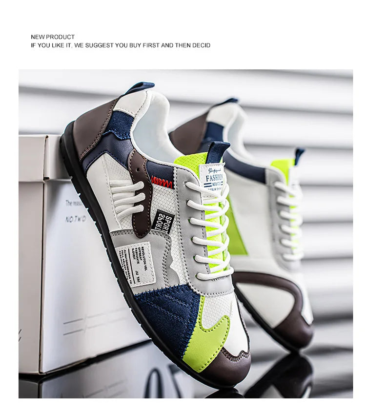 Men's Sports Shoes 2025 Autumn New Fashion Lightweight Wear-Resistant Casual Shoes Comfortable Non Slip Outdoor Running Shoes
