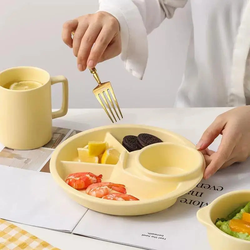 Plate Dish Bariatric Portion Meal Food Diet Planning Weight Plates Divided Nutrition Loss Lose Serving Snacks Compartment Tool