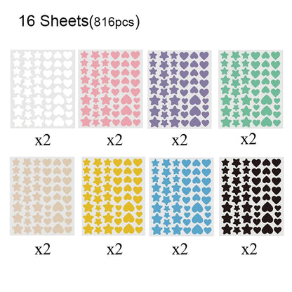 7/10/14Pcs Colorful Star Acne Patch Improve Women Skin Hydrocolloid Acne Tool Invisible Acne Cover Pimple Patch Skin Care Tools