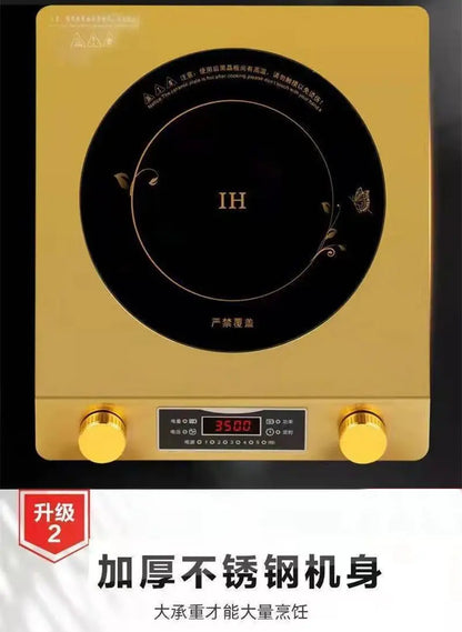Flat induction cooker 220V 3500W commercial 5000W high-power hot pot stir-fry household induction cooker