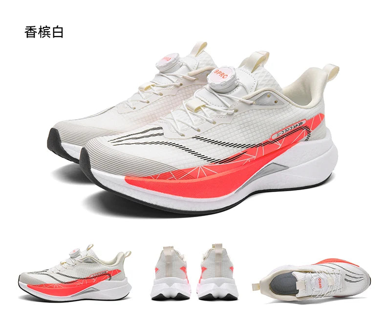 Sneakers﻿ Men Sports Carbon Board Speciality Breathable Lightweight Women's Comfortable Athletic Nonskid Marathon Running Shoe