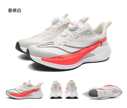 Sneakers﻿ Men Sports Carbon Board Speciality Breathable Lightweight Women's Comfortable Athletic Nonskid Marathon Running Shoe