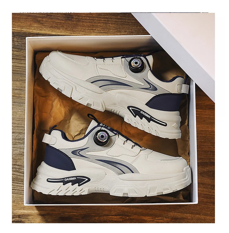 women's sports shoes 2026 Autumn New Men's Versatile High-Top Trendy Thick-Soled Running Shoes Breathable Casual Trendy Shoes