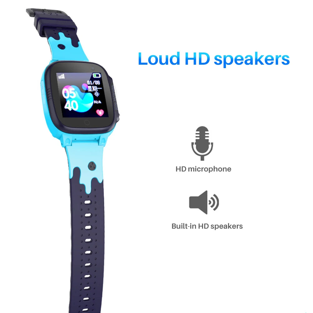 Kids Smartwatch Kids Smartwatch LBS Intelligent Watch with Flashlights Anti Lost Voice Chat for Boys Girls Birthday Gifts