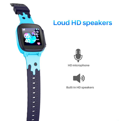 Kids Smartwatch Kids Smartwatch LBS Intelligent Watch with Flashlights Anti Lost Voice Chat for Boys Girls Birthday Gifts
