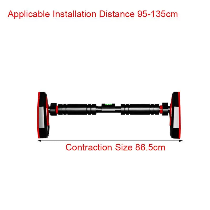 Home Gym Pull-Up Bars Training Horizontal Bar Non-Slip Telescopic Chin Up Bar Fitness Training Bar Anti-Reversing Sit Up Bar