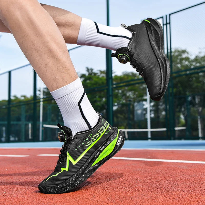 Men Running Shoes Carbon Board Speciality Sports Breathable Lightweight Women's Comfortable Athletic Nonskid Marathon Sneakers