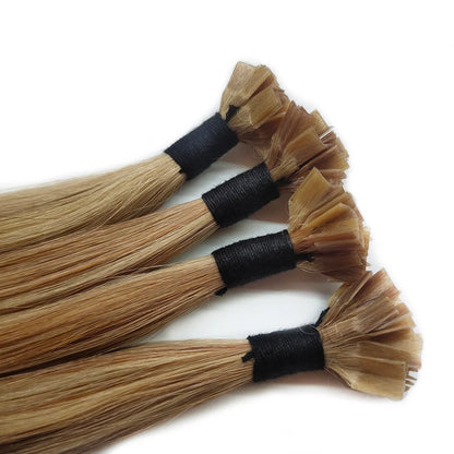 K Tip Hair Extensions Human Hair 100% Real Human Hair Extensions for Women 50pcs High Quality Keratin Capsule Ombre Blonde Hair