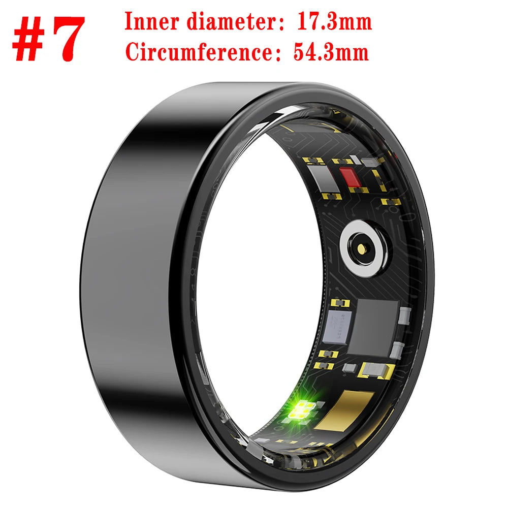 Health Smart Ring Couple Men Women Care For Family Sports Fitness 24H Heart Rate Blood Oxygen Sleep Monitoring IP68 Waterproof