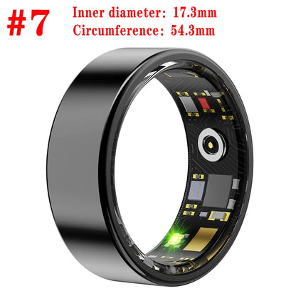 Health Smart Ring Couple Men Women Care For Family Sports Fitness 24H Heart Rate Blood Oxygen Sleep Monitoring IP68 Waterproof