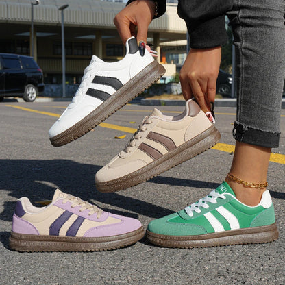 Sports Shoes for Women, Fashionable, Lightweight Lace-Up Sneakers, Casual Sneakers, Suitable for Travel and Running